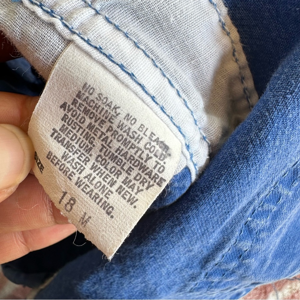 OshKosh B'gosh Blue Denim Overalls for Play - Picture 5 of 11